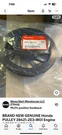 28421-ZE3-W01 Honda Pulley Brand New Genuine. Fixed Price $22.50.