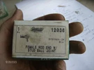 Au-ve-co 12036 Ball Joint End 5/16 24. Fixed Price $19.99.