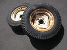 Horse GT-14 Tractor Original Rear Tires Rims Wheels 27X9.50-15. Fixed Price $324.99.