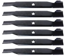 (6) Usa Mower Blades High Lift For Poulan PP24001 531307221 38" Deck. Fixed Price $34.29.