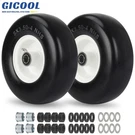 Gicool 2-PACK 9X3.50-4 Flat Free Tire And Wheel For Zero Turn Lawn Mowers. Fixed Price $49.99.