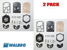 2 Pack Genuine Oem Walbro Part # K10-WB Carburetor Kit For 170,DA 150 Engines. Fixed Price $49.99.