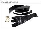 New Oem Hustler Mower 52" Mulch Kit #117581. Fixed Price $255.00.
