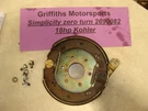 Simplicity Zero Turn 2690082 18HP Zt Rear Parking Brake Hub Panel Plate Shoe. Fixed Price $48.00.