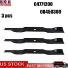 3 Pack 52" Deck Lawn Mower Blades #04771200 Zero Turn For Ariens Gravely. Fixed Price $40.99.