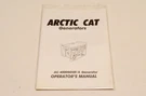 New Oem Arctic Cat 2256-203 AC4000GD2E/A Generator Operator's Manual Nos. Fixed Price $16.80.