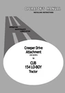Creeper Drive Manual Ih International Cub 154 Lo-boy Operators & Installing. Fixed Price $20.00.
