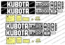 Kubota B6000 B6001 B6100 B7000 B7001 B7100 Compact Tractor Decal Sticker Set. Fixed Price $73.08.