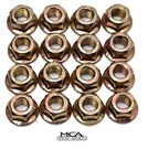 Paddle Nuts Honda Harmony HS520 HS720 90343-ZE6-000 (16) 6MM Self-lock. Fixed Price $18.00.