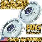 781856 Rebuildable Solid Steel Billet Flat Idler Pulley 5" For Hustler Super Z. Fixed Price $39.99.