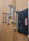 Vinatge Craftsman Metric Open End 6PC Wrench Set No. 4450 Usa Like New. Fixed Price $100.00.