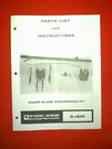 Wheel Horse Dozer Bade Conversion Kit Model 8-1610 Attachment Owner Parts Manual. Fixed Price $5.00.