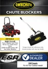 Qwikchute Blocker Toro Z Master Titan Hd 48" Turbo Force NQD-TG3-48. Fixed Price $466.67.