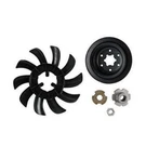 21543736 Ariens Gravely Fan And Pulley Kit 915133, 915135, 00348000. Fixed Price $62.98.