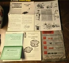 Reo L-618 Rotary Mower Parts List And Instructions + Tecumseh Orig Bag Warr Card. Fixed Price $19.80.