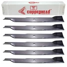 54" Hustler & Spartan Blade 6-PACK Rotary 11856-6 (18-1/2" Long X 5/8" Hole). Fixed Price $86.95.