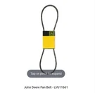 John Deere Oem Belt LVU11661. Fixed Price $30.20.