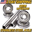(2 Kits) Stainless Steel Axle Upgrade Fits 750-04775A, 941-04137A Cub Cadet, Mtd. Fixed Price $99.99.