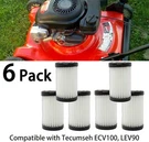 6X Air Filter For Tecumseh 35066 3.5HP-4HP Engine Craftsman Edger Lawnmower. Fixed Price $12.38.