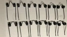 (12) Dethatching Tine Replaces #6610 For Walker Mower. Fixed Price $99.00.