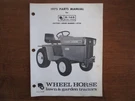 Wheel Horse B-145 Elec-trak Tractor Parts Manual. Fixed Price $25.00.