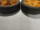 Poulan Front Wheel Set 7" X 1.75" 532430501 708058 (#2838 Yellow). Fixed Price $13.00.