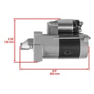 Caltric Starter Motor For Briggs & Stratton 593486 / 12V 15 Teeth Ccw. Fixed Price $115.50.