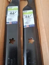 561739B 2 Blade Set For 46" Cut Craftsman, Husqvarna, Poulan Replaces 405380. Fixed Price $49.99.