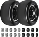 Lawn Mower Tires Flat FREE,11X6.00-5" Black (2PACK). Fixed Price $133.83.
