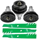 60" Deck Spindle W/ Blade Kit For Exmark TTX650EKCE604 TTX680PKCE604 Turf Tracer. Fixed Price $175.00.