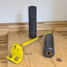John Deere 855 955 970 4200 4400 72IN Mower Deck Rollers And Bracket AM106632. Fixed Price $175.00.