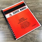 Allis Chalmers Series B10 Big Ten B110 HB112 Tractors Service Manual. Fixed Price $32.97.