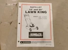 Homelite Jacobsen 18" And 20" Lawn King Parts List JA-99018-2. Fixed Price $7.99.
