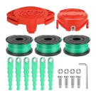 Thten SF-080 Trimmer Blades Head 1+6+4+1+3+1, Red+green. Fixed Price $35.99.