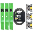 Deck Rebuild Kit Blade Spindle Belt Mtd Cub Cadet Z Force S60 Inch. Fixed Price $115.95.