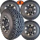 John Deere Gator 620I 625I 825I Xuv Tires Wheels Rims 25X10-12 Otr 350 Mag W/lug. Fixed Price $1328.39.