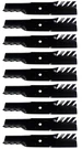 9 Usa Mower Blades Mulching Hi-lift Replaces Lesco 021871 050111 32" 48" Deck. Fixed Price $124.00.