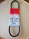Rotary V-type Lawn & Garden Drive Belt PART#12-5012 3/8" X 29". Fixed Price $10.00.