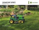 Lawn Tractor Brochure - John Deere X730 Et Al Signature Series C2017 (LG407). Fixed Price $12.27.