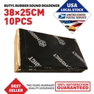 10SHEETS 38CMX25CM Butyl Sound Deadener Car Heat Insulation Noise Reduce Mat. Fixed Price $36.99.