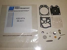 Genuine Oem Walbro Part # K20-WTA; Carburetor Rebuild Kit. Fixed Price $21.86.
