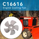 C16616 Engine Cooling Fan Fits Case Ingersoll Garden Tractor 220 #A70084,C14494. Fixed Price $30.99.