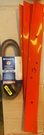 Husqvarna Elite 22" Mower Belt & Blade 532421825 580364602 Combo Free Fdx Del. Fixed Price $36.99.
