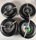 Arnold 11 In X 4 Universal Flat Free Tire Zero Turn Front Wheel Assembly Sets. Fixed Price $157.50.