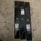 42" Rotary #12122 Lawnmower Blade Set (3) Fits Husqvarna #539 112078 5PT Star Ch. Fixed Price $24.00.