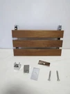 Anzzi 18.7 In. Bohemian Teak Wall Mounted Folding Shower Seat AC-AZ202 Used. Fixed Price $89.95.