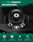 Pto Clutch For Warner 5217-27 Lawn Mower. Fixed Price $87.21.