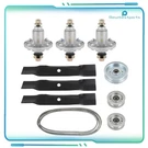 48" Mower Deck Rebuild Kit For John Deere D140 100 Series Blades Pulleys. Fixed Price $105.41.