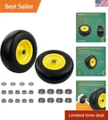 Lawn Mower Tire & Wheel Set Of 2 Flat-free, Puncture-resistant, All-season. Fixed Price $111.99.