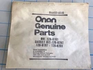 Onan Gasket Kit 120-0161 Genuine Replacement Part. Fixed Price $11.99.